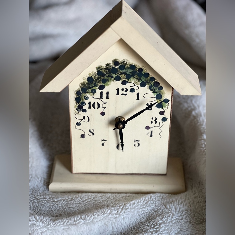 Wooden Painted Clock